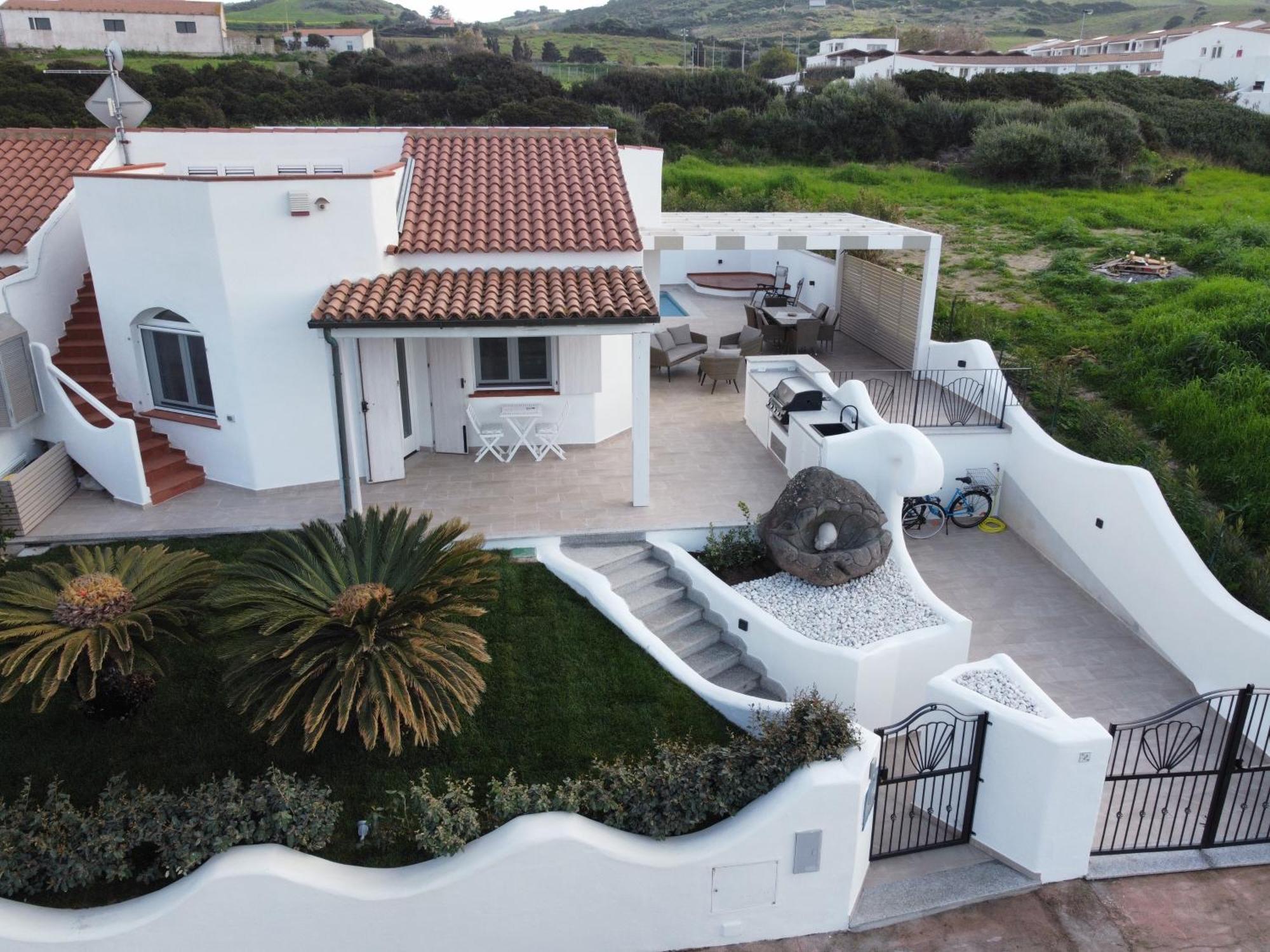Casa Su Soli Sardu II - Sea View Валледория Экстерьер фото